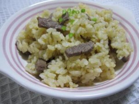 焼き肉の残り物で♪カルビチャーハン♪と♪混ぜご飯♪